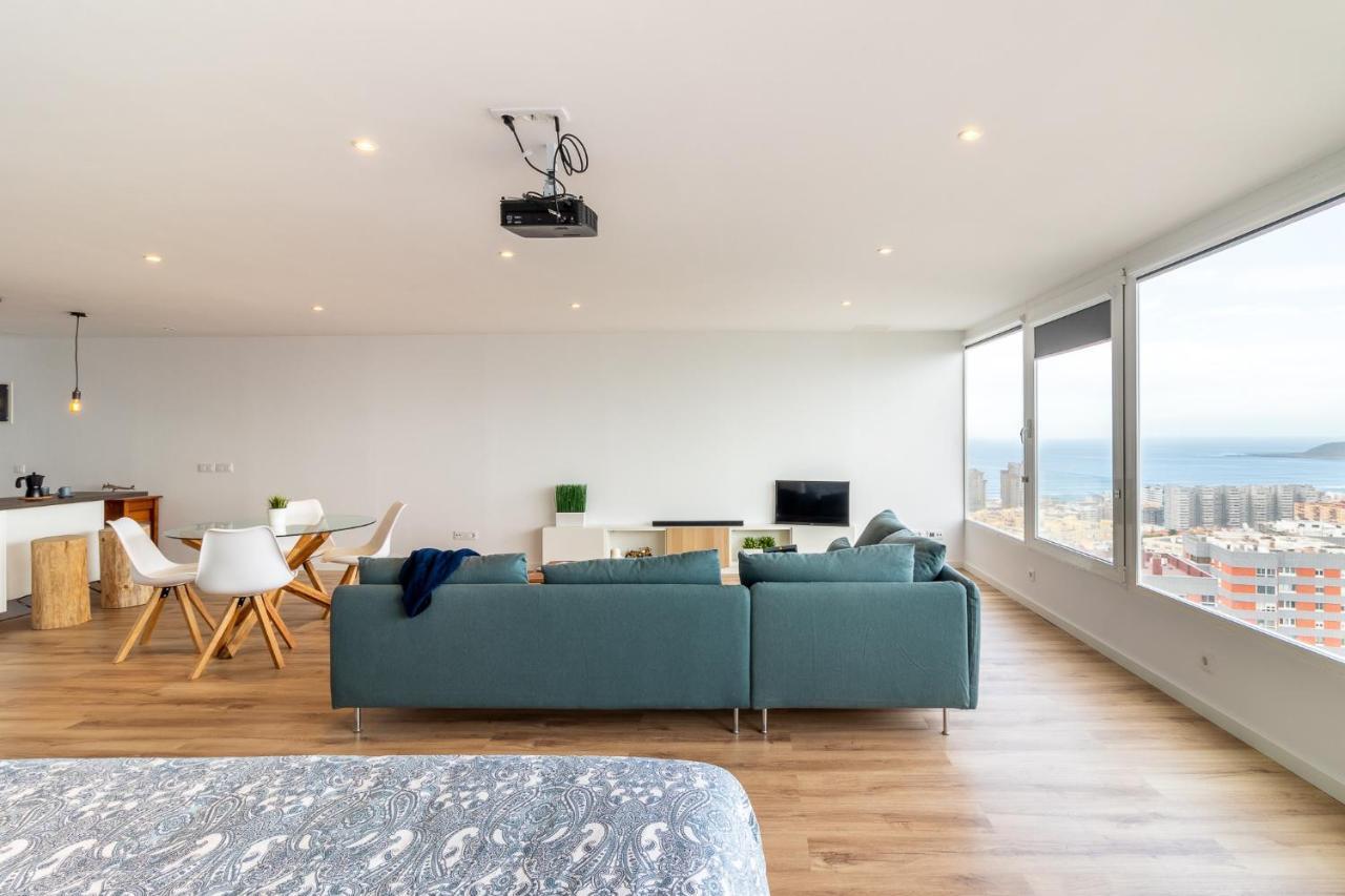 Leilighet Flatguest Ansite + Deluxe + Panoramic Views + Fast Wifi Las Palmas de Gran Canaria